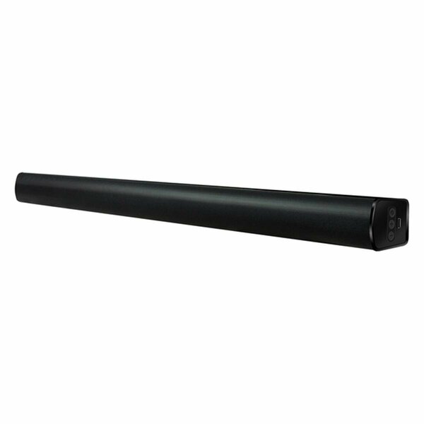 Super Sonic Supersonic  35 in. 2.0 Channel 60W RMS Optical Bluetooth Sound Bar, Black SC-1421SB